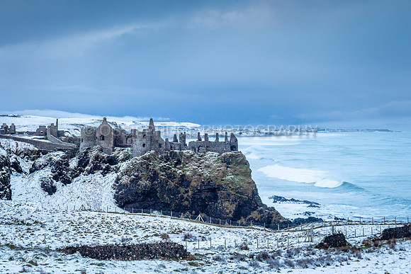 Dunluce  Castle in Winter 445