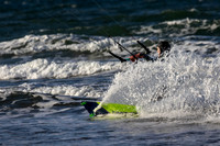 Kite Surfer in the Surf 460