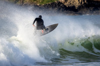 Surfer Riding Wave North Coast 492