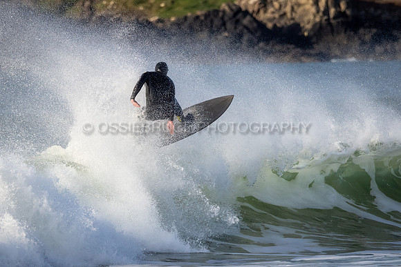 Surfer Riding Wave North Coast 492